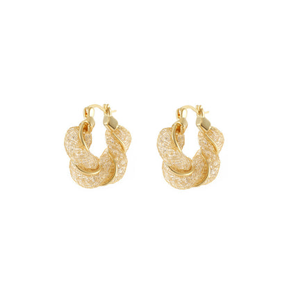 Elegant Lines Fashion Hollow Twisted Ear Clip