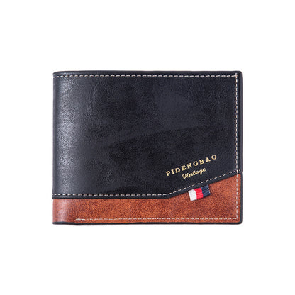 Two-fold Thin Retro Fashion Wallet