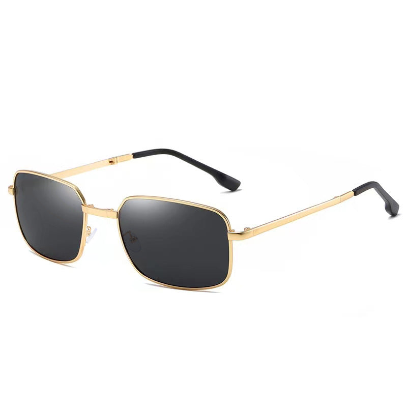 Hot Metal Folding Fashion High-grade Sunscreen Radiation-proof Sunglasses For Women