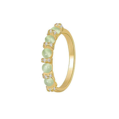 Fashion Personality Green Cat Eye Ring For Women