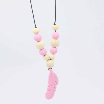 Baby Soothing Teether Protects Safety Baby Teether Necklace