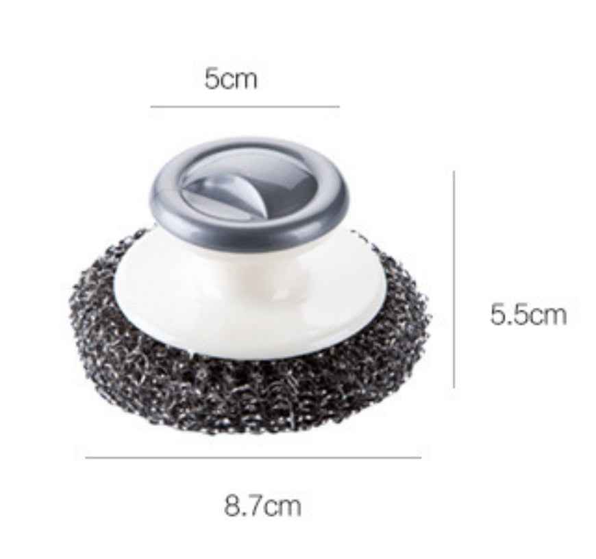 Stainless Steel Wool Scrubber, Scrubbing Scouring Pad, Steel Wool Scrubber For Kitchens, Bathroom And Kitchen Pots, Pans, Sink