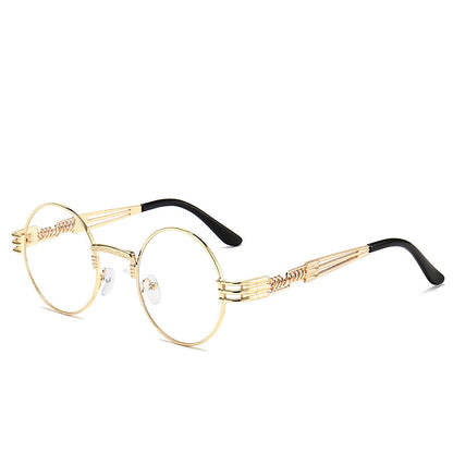 Steampunk Sunglasses Round Frame Personality Travel Street Shoot