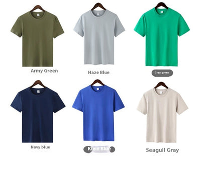 Versatile Cotton Casual Half Sleeve Round Neck T-shirt