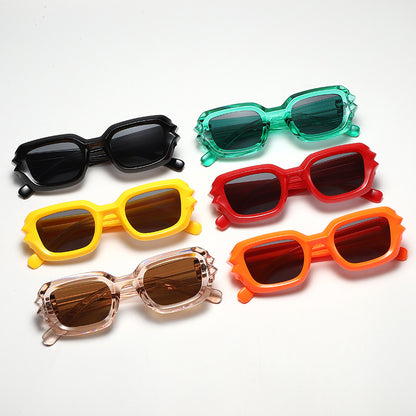 New Fashion Square Personality Candy Color Sunglasses