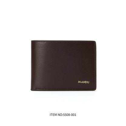 Men's Solid Color Large Capacity Anti-theft Swiping Multi-functional New Wallet