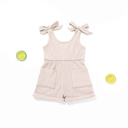 Baby Double-shoulder Strap One-piece Shorts 0-4 Years Old Male And Female Baby - MIQ Store