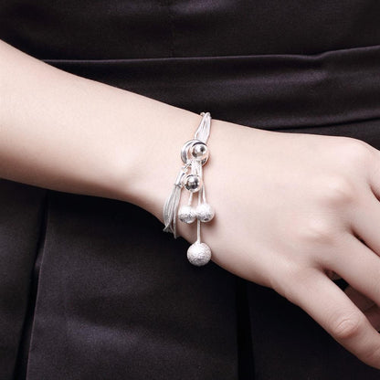 Fashion Jewelry Small O Hanging Sand Light Bead Bracelet