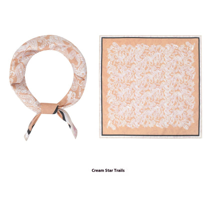 Thin Headcloth Duplex Printing Silk Scarf Square Scarf