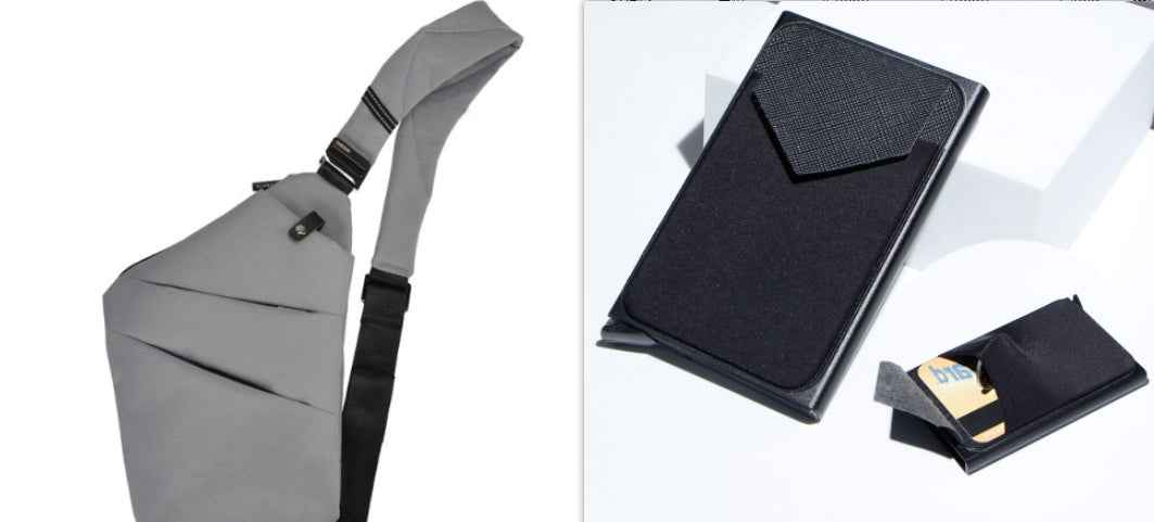 Canvas Chest Bags For Men And Women Across One Shoulder