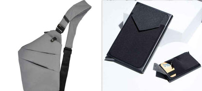 Canvas Chest Bags For Men And Women Across One Shoulder