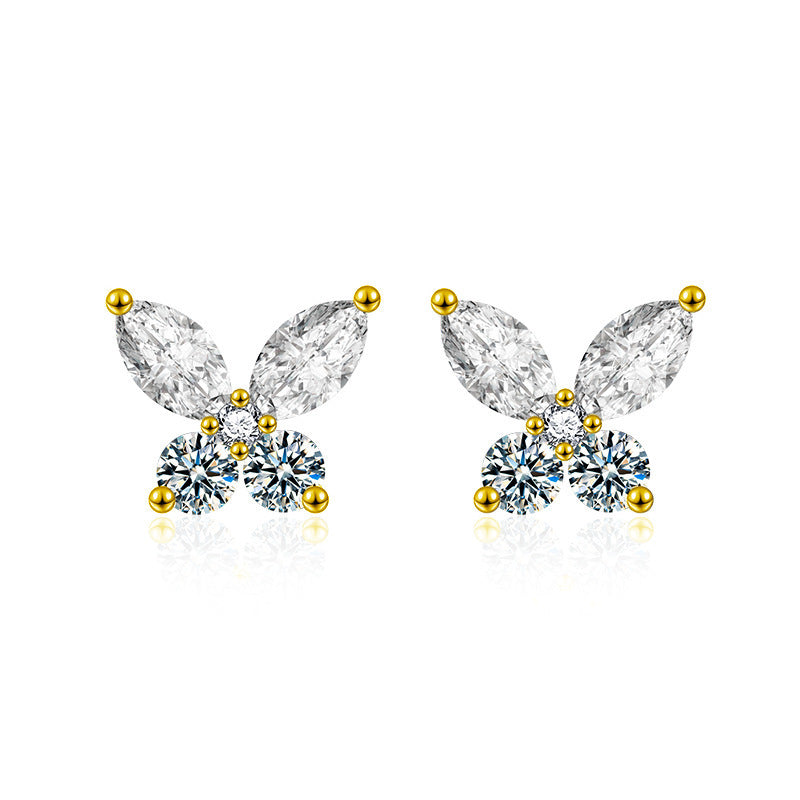 Stylish Simple And Versatile Women's Butterfly Studs