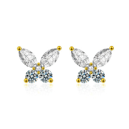 Stylish Simple And Versatile Women's Butterfly Studs