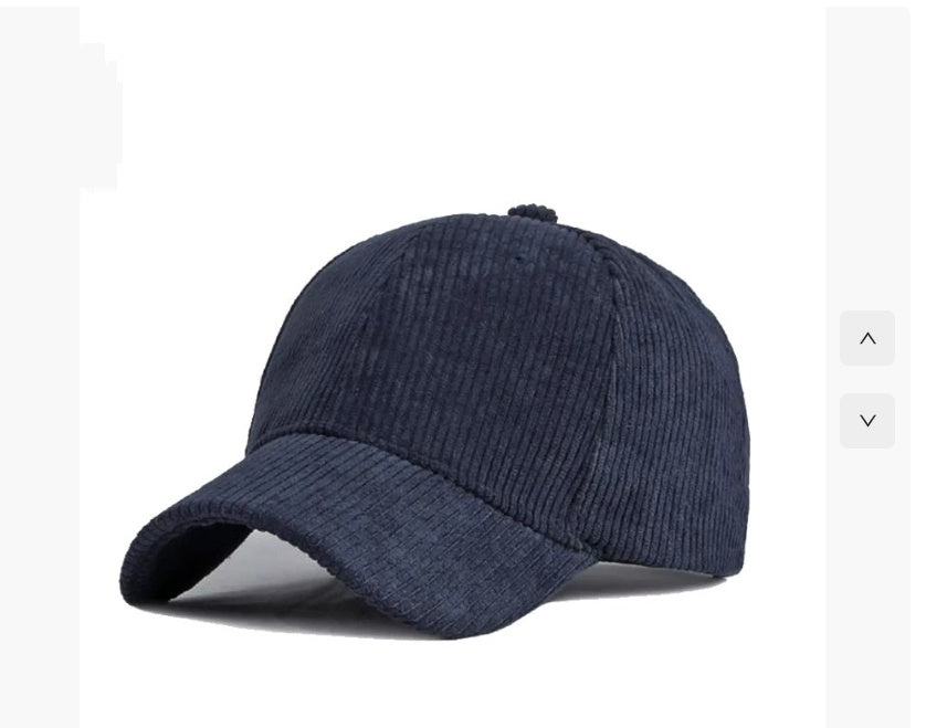 All-Match Pure Corduroy Baseball Caps For Men And Women