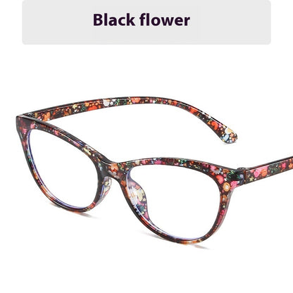 Cat's Eye Plain Glasses Summer Dopamine Decoration Anti-blue Light