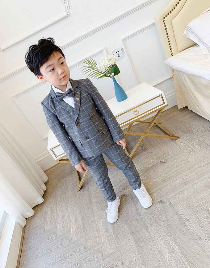 New Male Child Flower Girl Suit One Year Old Male Baby - MIQ Store