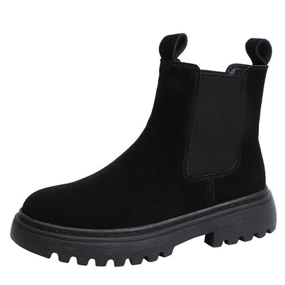 Women's Fashion Casual Frosted Martin Boots