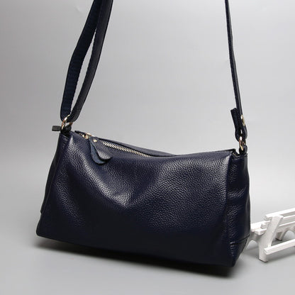 Casual Simple One-shoulder Crossbody Women's Soft Leather Bag