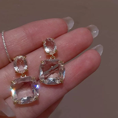 Fashion Transparent Mosquito Coil Ear Clip Women