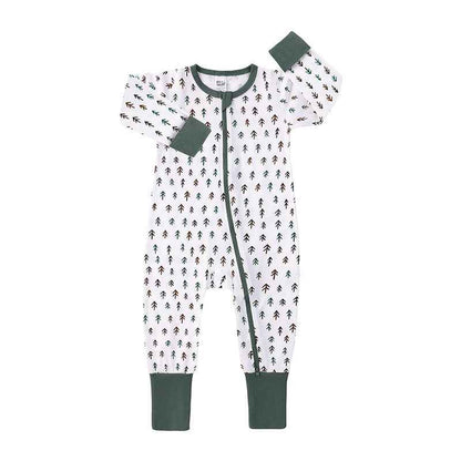 Spring And Autumn Long Sleeve Cotton Baby Jumpsuit Male And Female Baby Home Romper - MIQ Store