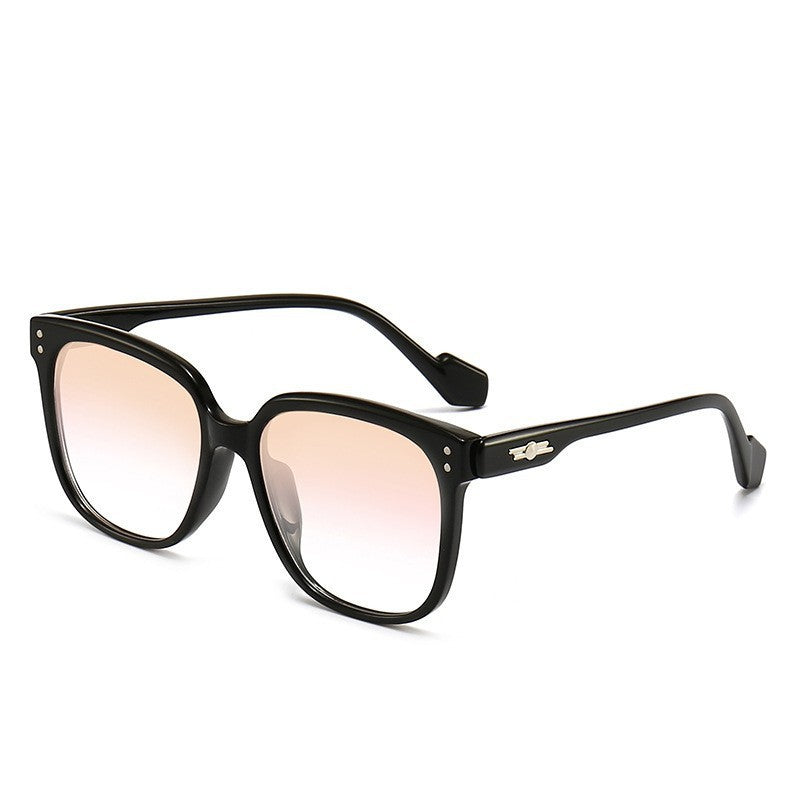 Retro Large Frame Can Be Equipped With Myopia Frame Plain Glasses