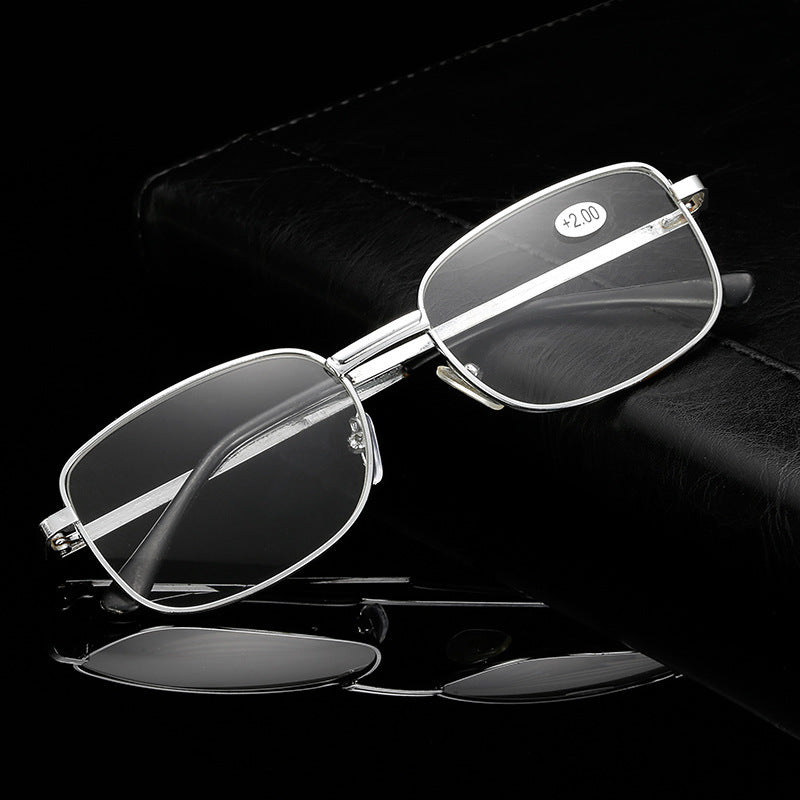 Fashion Resin Iron Foot Presbyopia Glasses