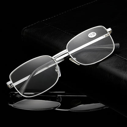 Fashion Resin Iron Foot Presbyopia Glasses