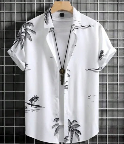 Plus Size Casual 3D Digital Printing Short Sleeve