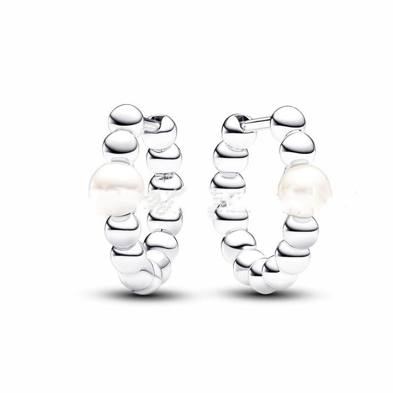 S925 Sterling Silver New Style Pearl Series Earrings