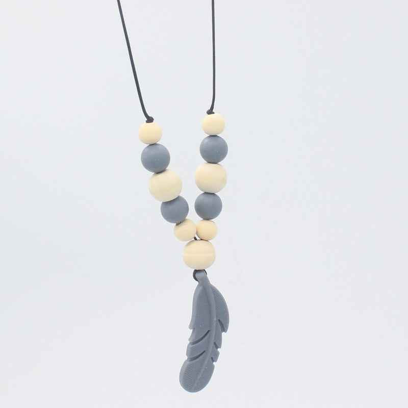Baby Soothing Teether Protects Safety Baby Teether Necklace