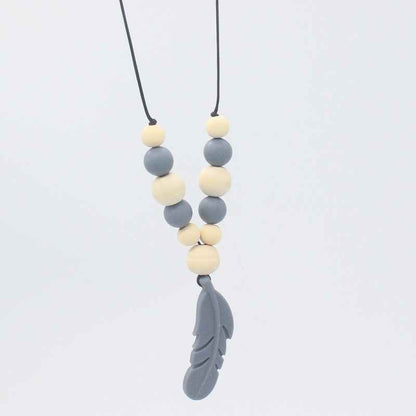 Baby Soothing Teether Protects Safety Baby Teether Necklace