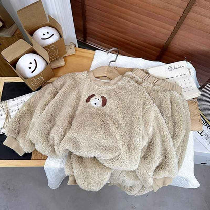 Korean Style Male And Female Children's Loungewear Baby Girl