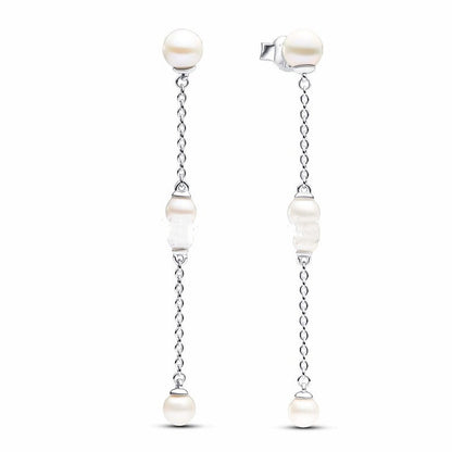 S925 Sterling Silver New Style Pearl Series Earrings