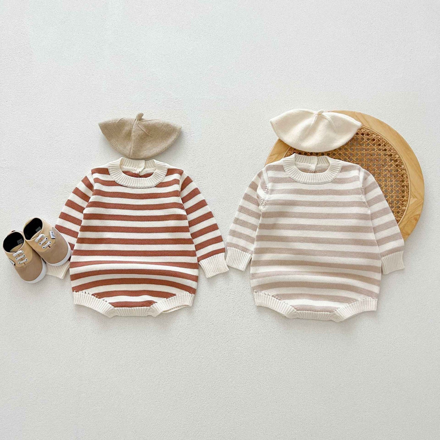 Newborn Male And Female Baby Autumn And Winter Rompers - MIQ Store