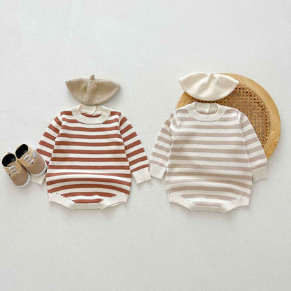 Newborn Male And Female Baby Autumn And Winter Rompers - MIQ Store