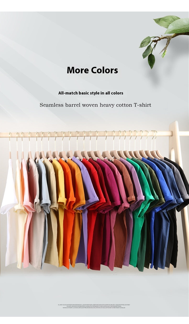 Versatile Cotton Casual Half Sleeve Round Neck T-shirt