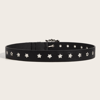 Fashion Personality Rivet Youth Belt Punk Pin Buckle Casual Belt
