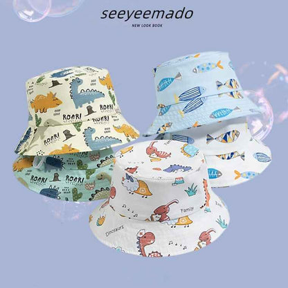Male And Female Baby Adjustable Super Cute Sun-shade Fisherman Hat - MIQ Store