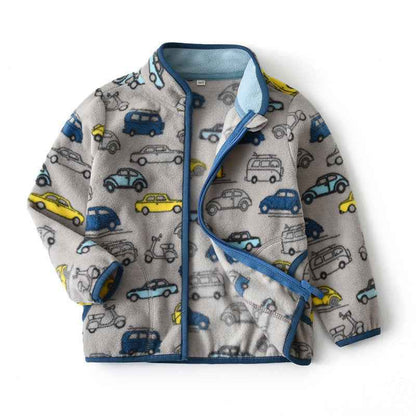 New Dinosaur Print Thin Male Baby Jacket - MIQ Store