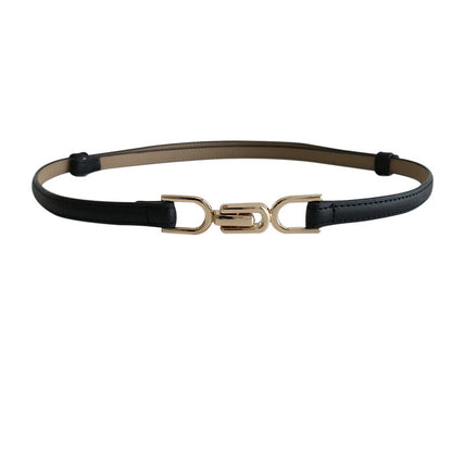 A Pair Of Buckles Belt Women's Fine Decoration Dress Matching
